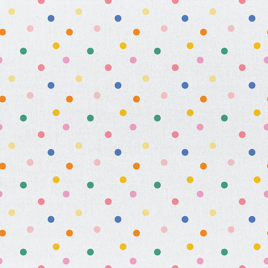 Funfetti Cake - White from Picnic by Mable Tan for Paintbrush Studio Fabric