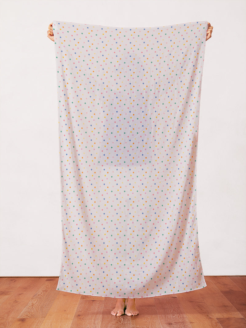 Funfetti Cake - White from Picnic by Mable Tan for Paintbrush Studio Fabric