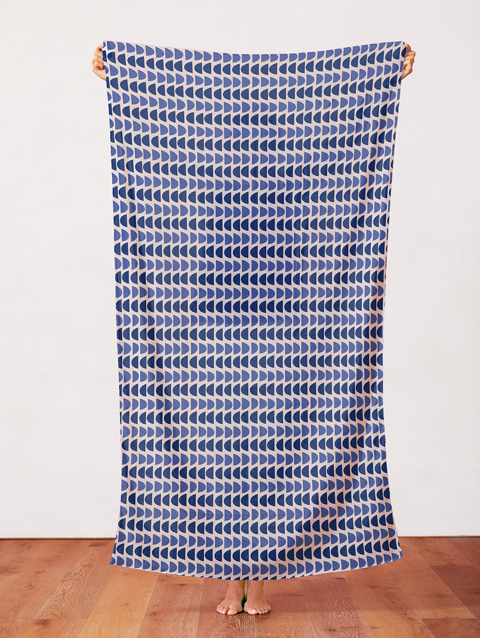 Half Moon - Blue from Roam for Paintbrush Studio Fabric