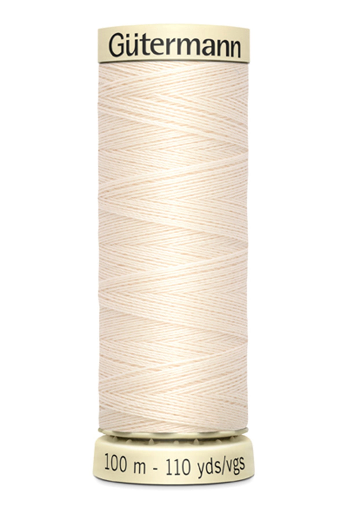 Gütermann Sew-all Polyester All Purpose Thread 100m/110yds Eggshell