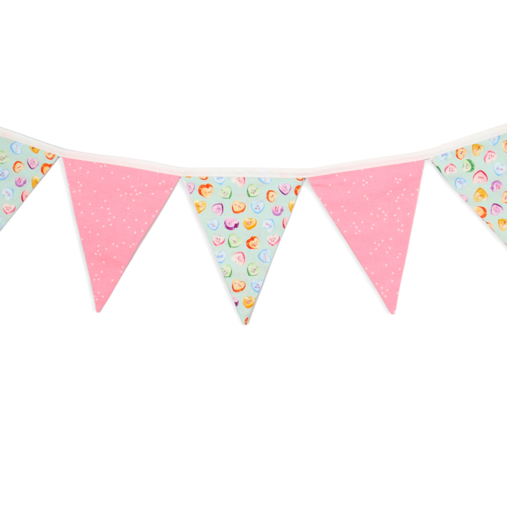 Pennant Banner Sewing Kit Candy Hearts