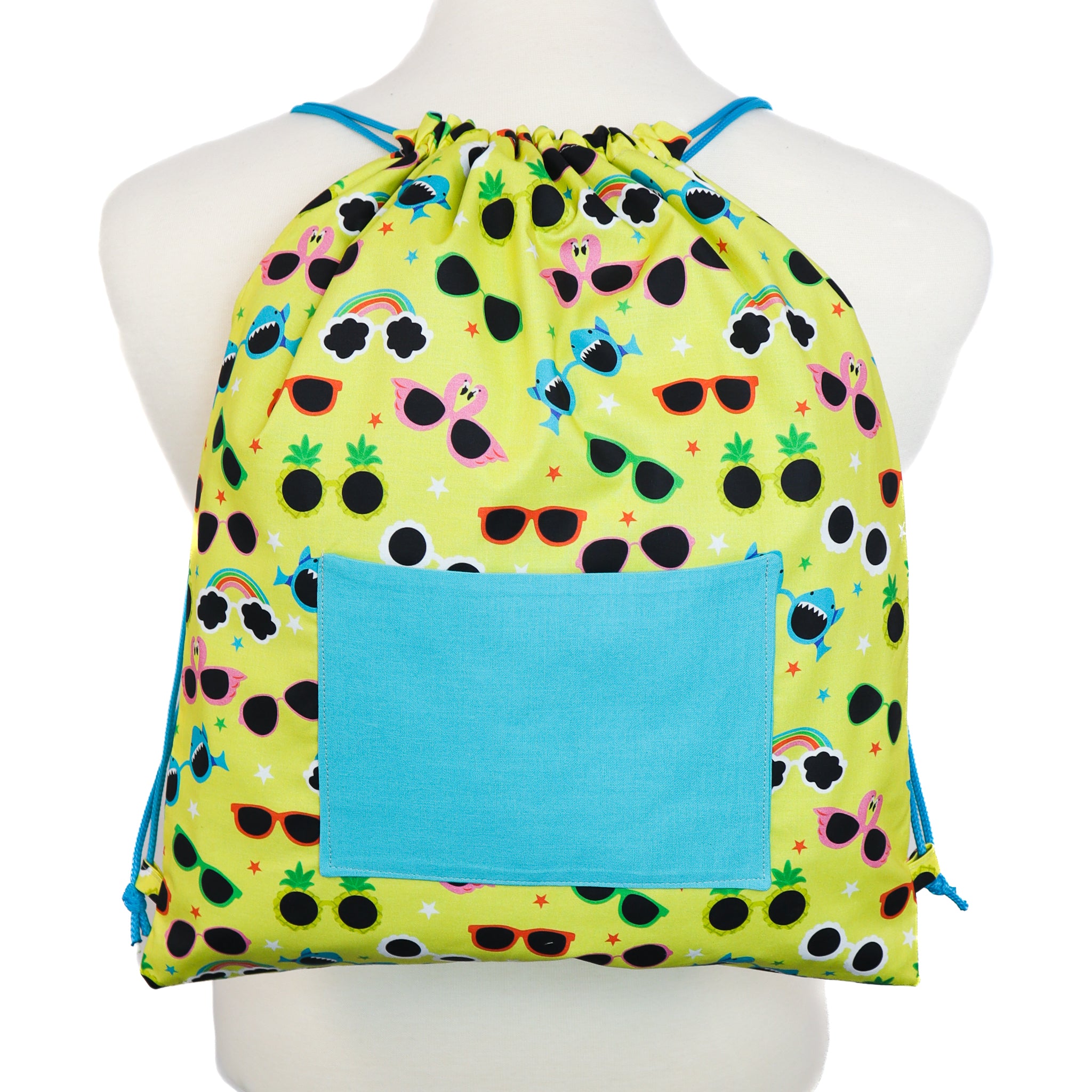 Drawstring Backpack - Printed Pattern & Video Tutorial