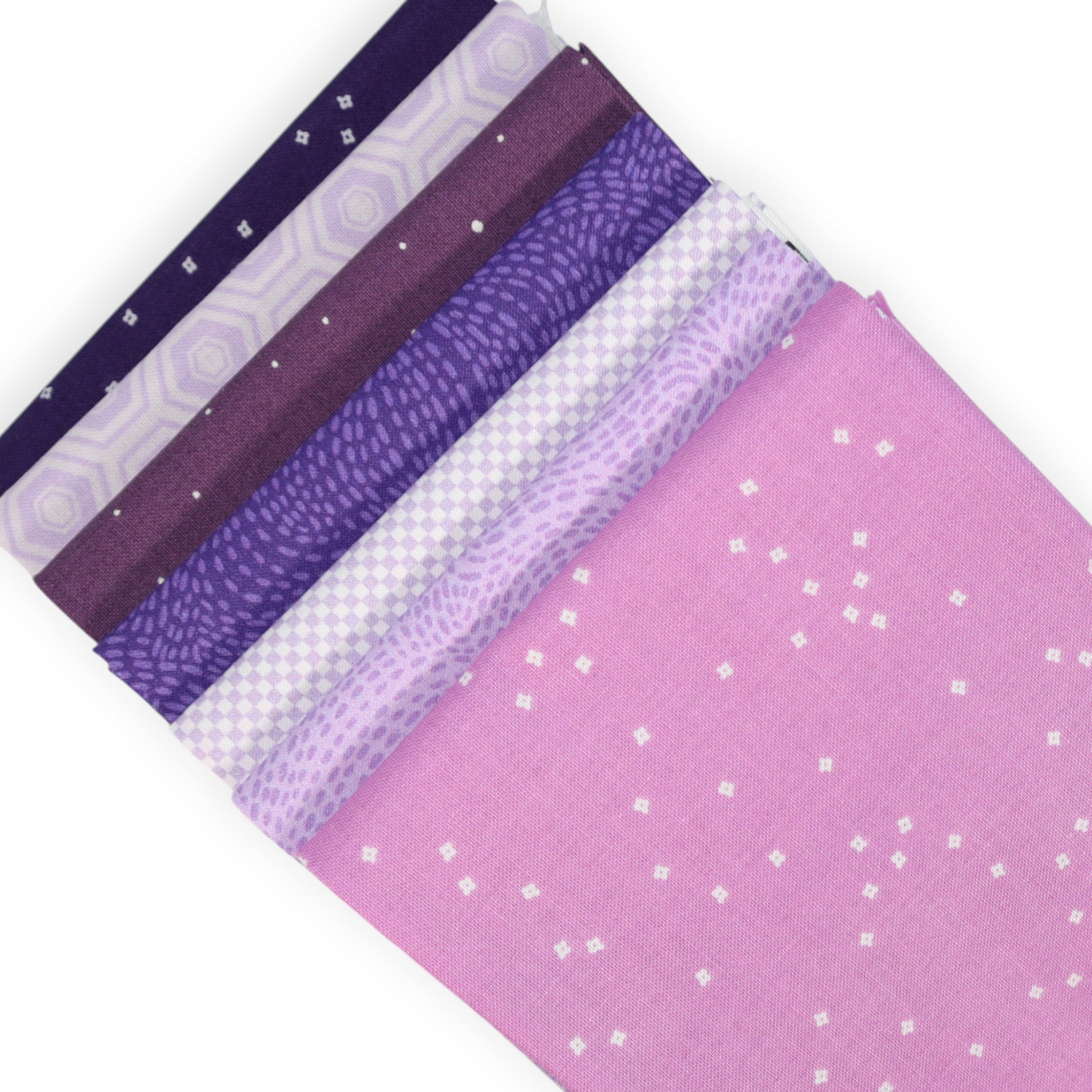 Purple (7) Piece Fat Quarter Bundle