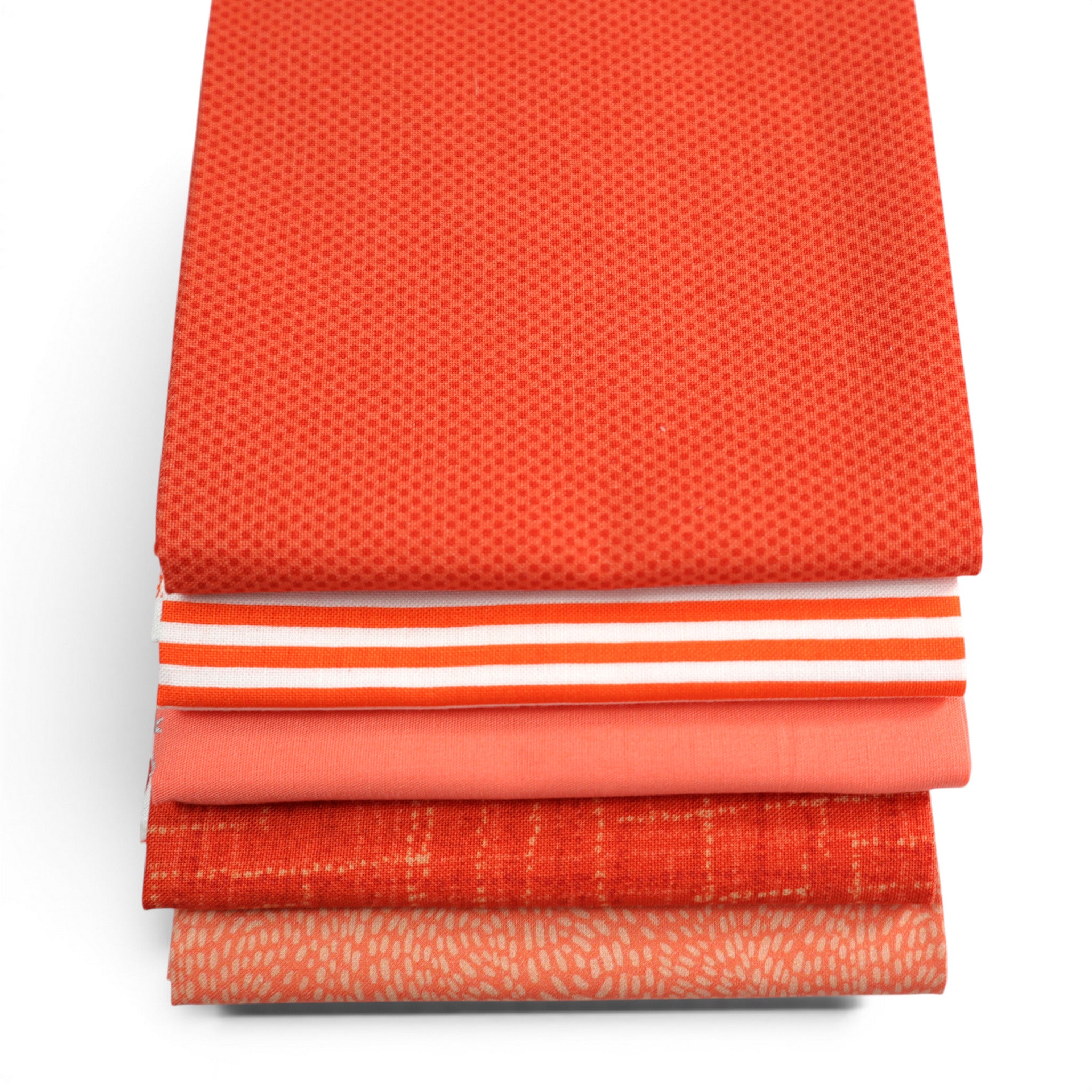 Orange (5) Piece Fat Quarter Bundle