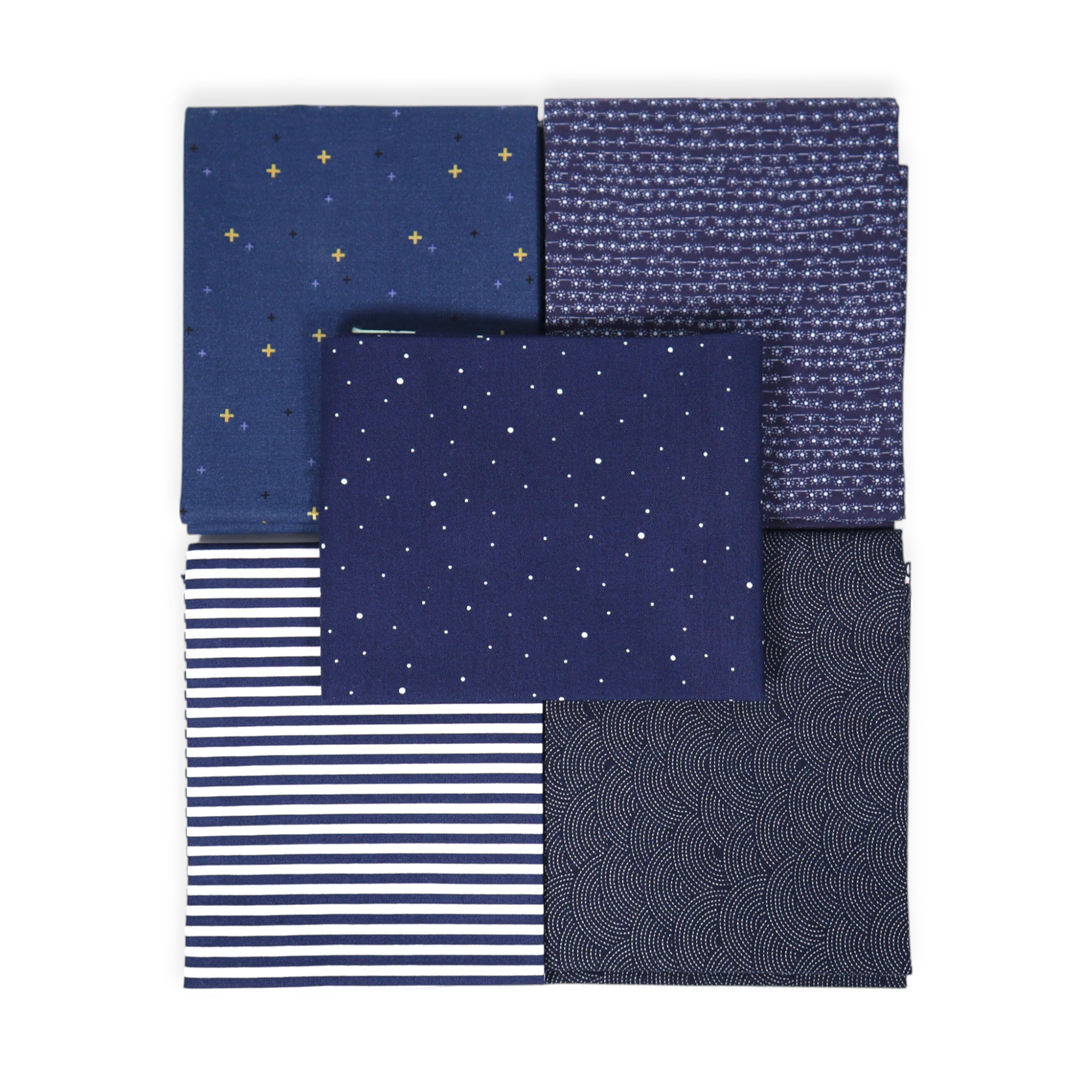 Vines Indigo from Indigo for Clothworks Fabric