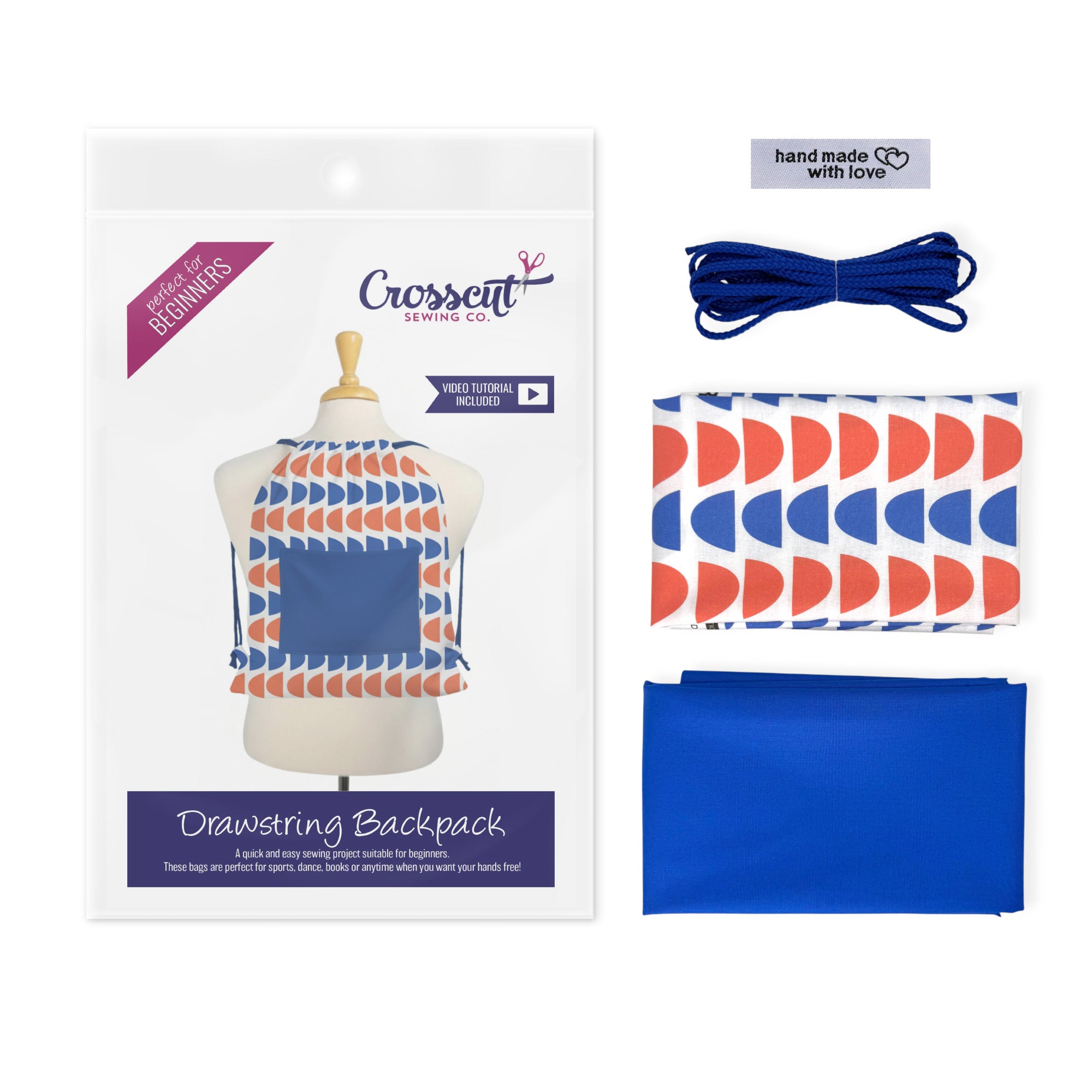 Drawstring Backpack Sewing Kit