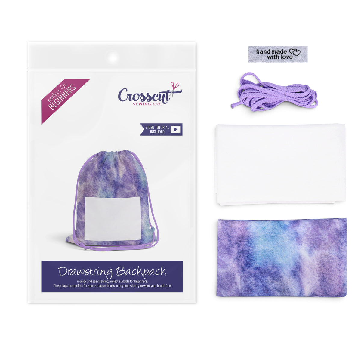 Drawstring Backpack Sewing Kit