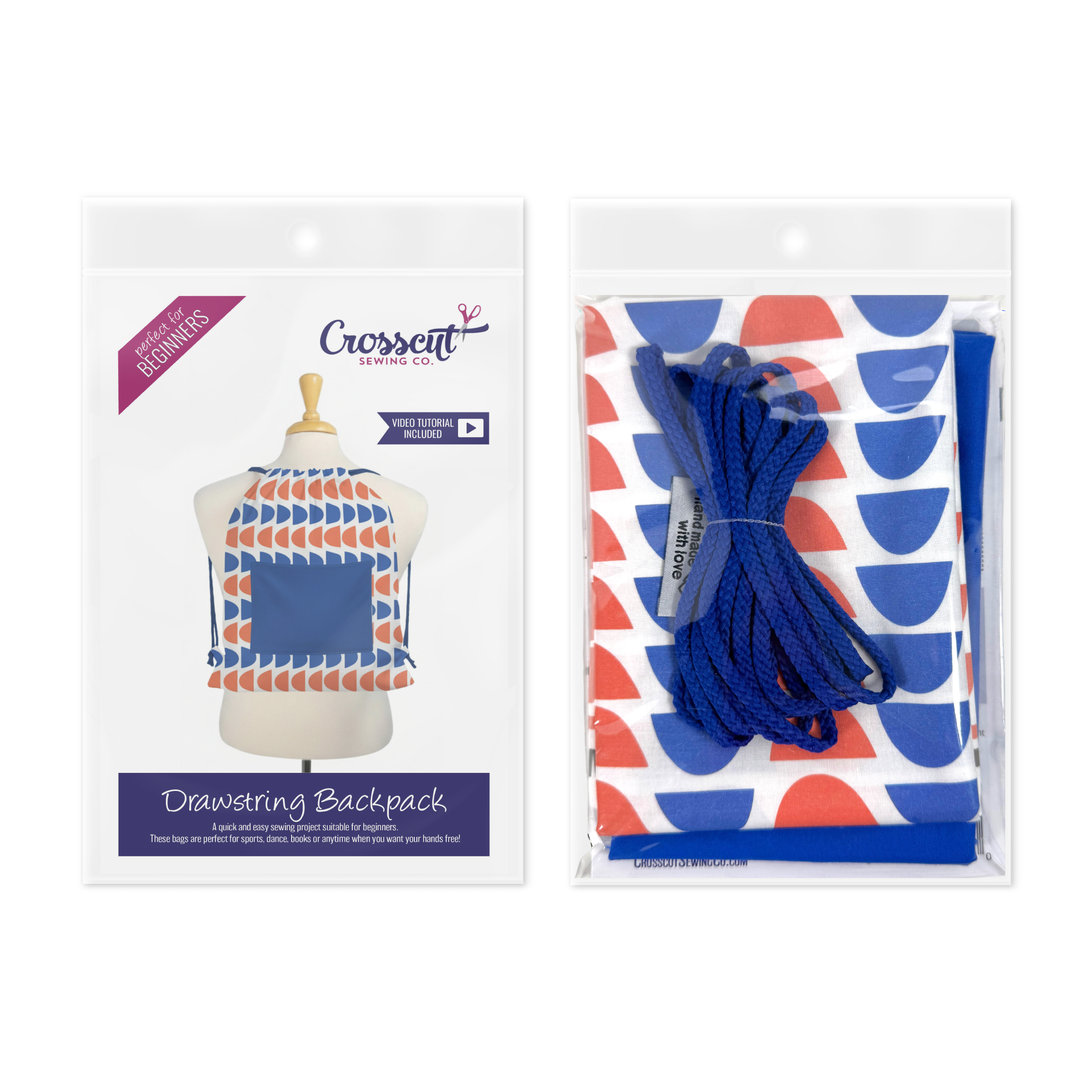 Drawstring Backpack Sewing Kit