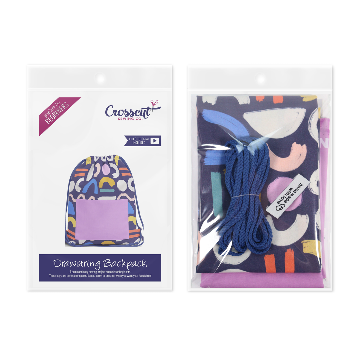 Drawstring Backpack Sewing Kit