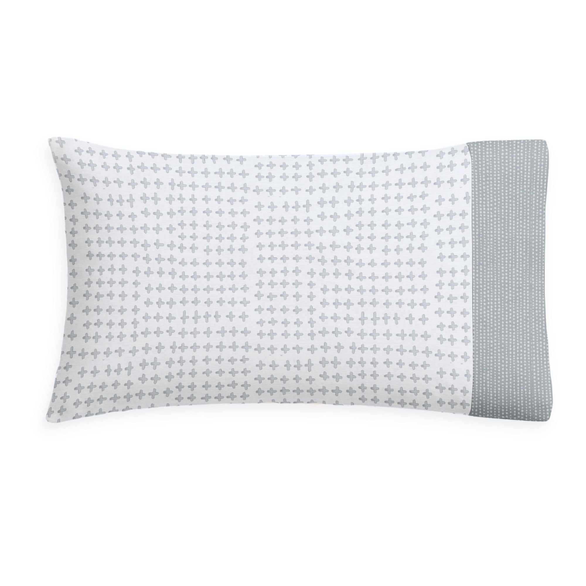 Pillowcase Sewing Kit Gray and White