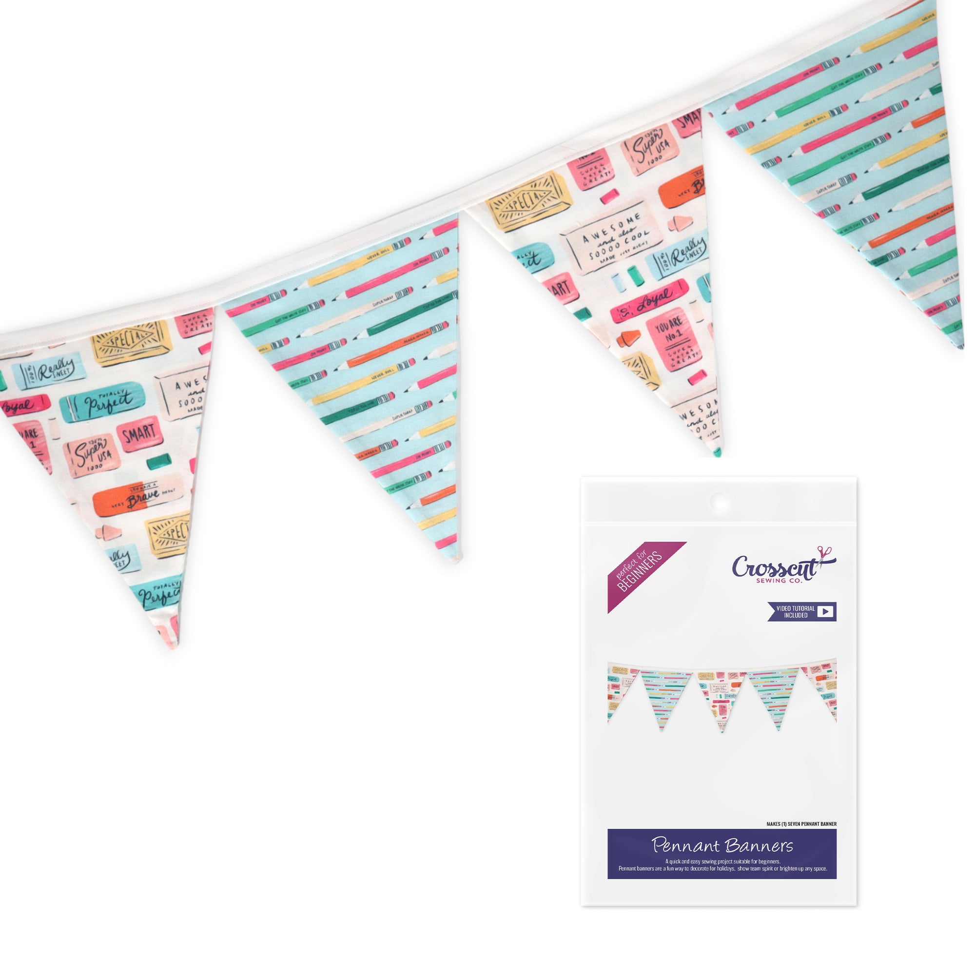 Pennant Banner Sewing Kit