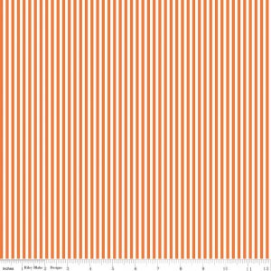 Stripe 1/8 Inch ORANGE by Riley Blake Designs - 1/2 yard