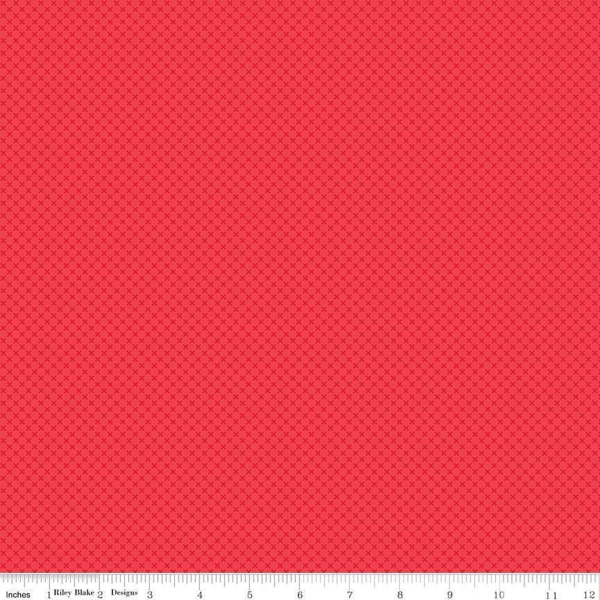 Kisses Cayenne by Doodlebug Design Inc. for Riley Blake Design - 1/2 Yard