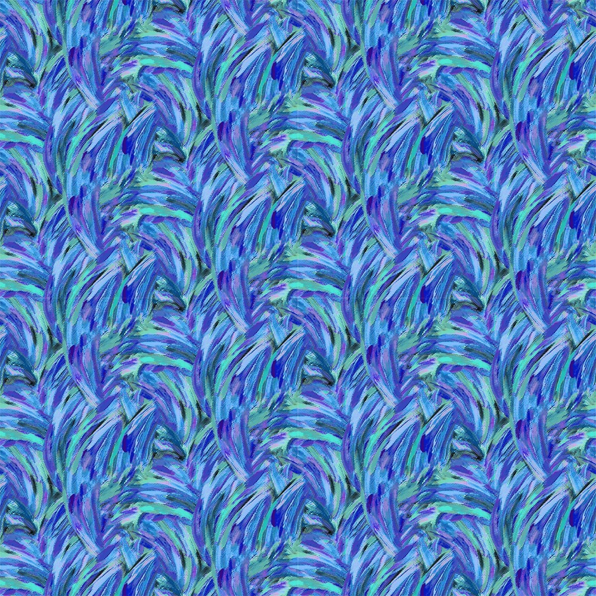 Abstract Blue from Fabulous Flamingos by Ro Gregg for Paintbrush Studio - 1/2 Yard