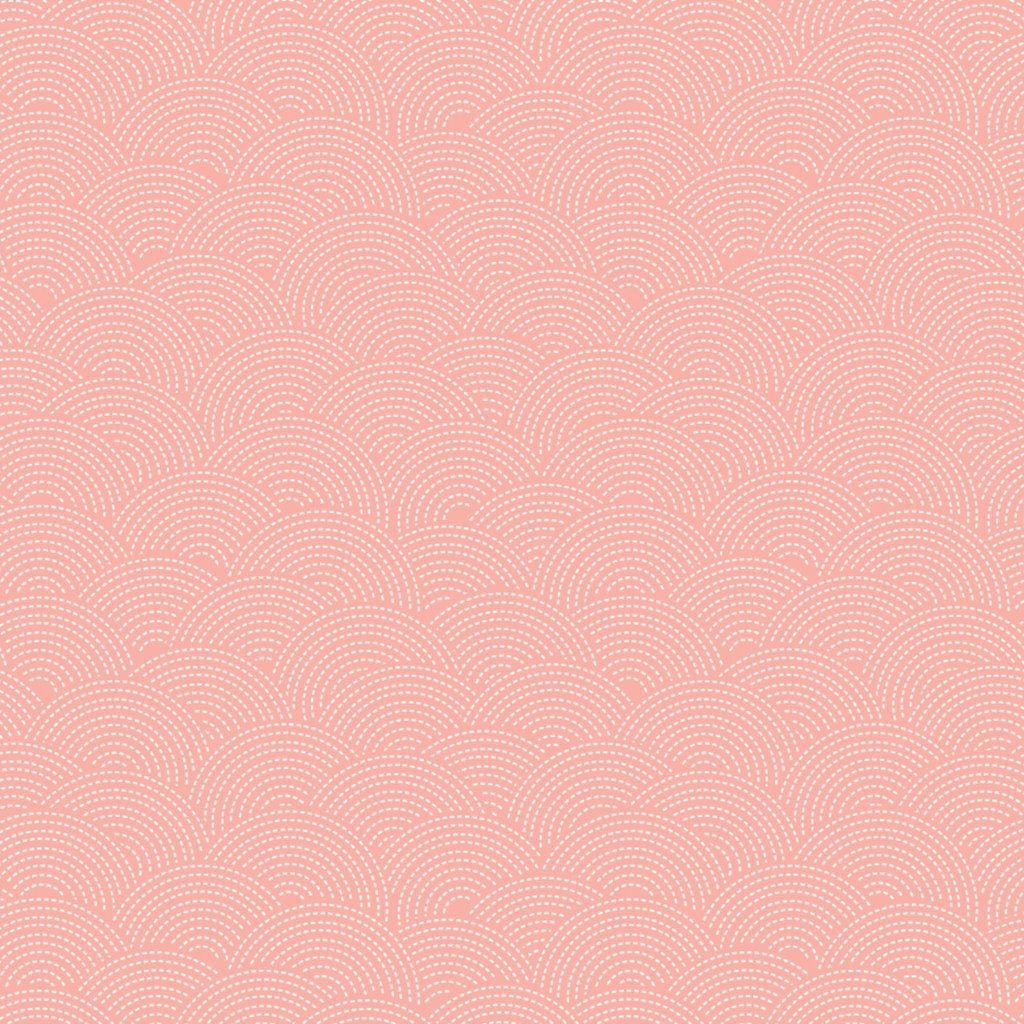 Sashiko Pink Chai from Mixology from Camelot Fabrics - 1/2 Yard