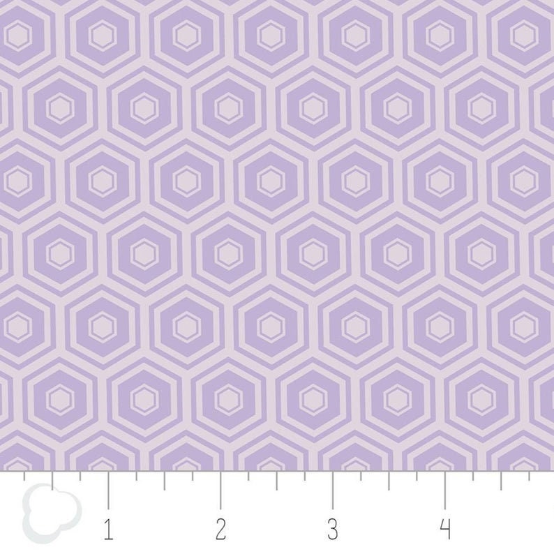 Honeycomb Pastel Lavender from Mixology from Camelot Fabrics - 1/2 Yard