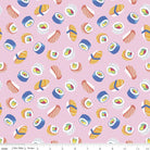 How We Roll Petal Pink from Rainbowfruit by Amber Kemp-Gerstel for Riley Blake