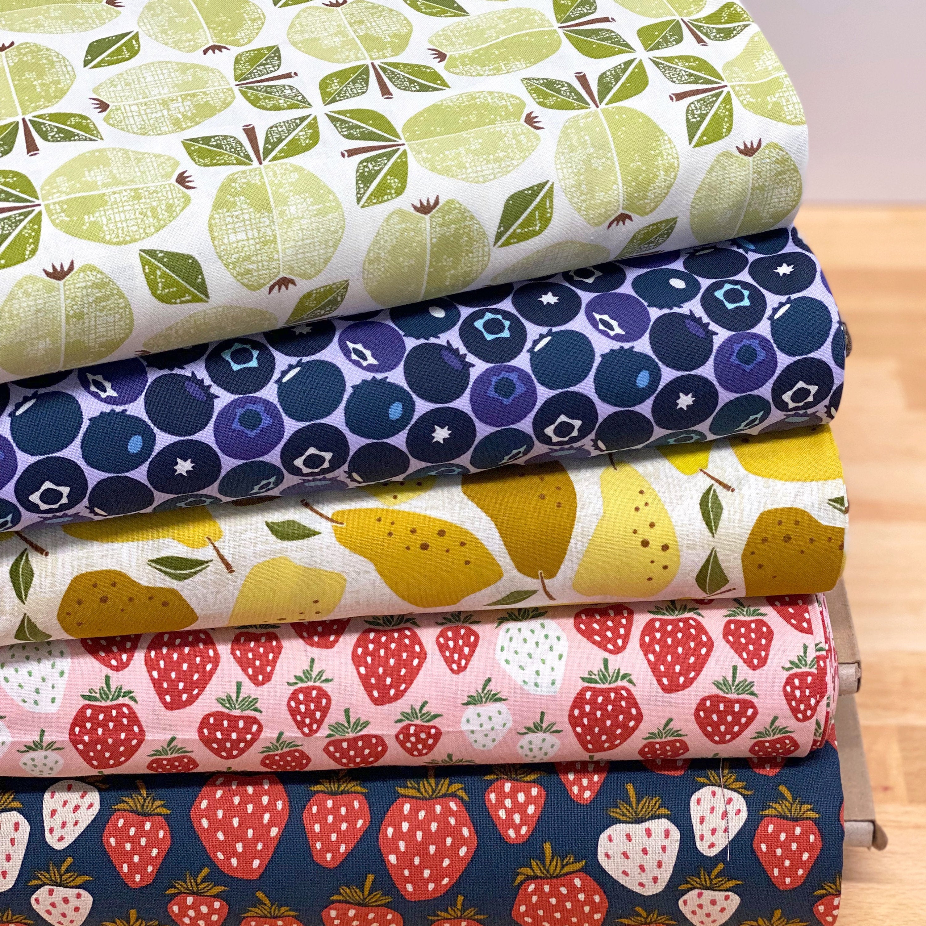 Quince Yellow from Under the Apple Tree by Loes van Oosten for Cotton + Steel/RJR Fabrics