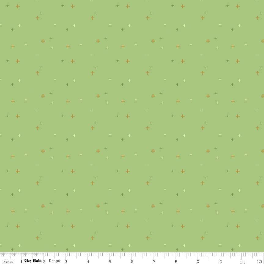 Riley Green Sparkle from Sparkler Basics by Melissa Mortenson for Riley Blake - 1/2 Yard
