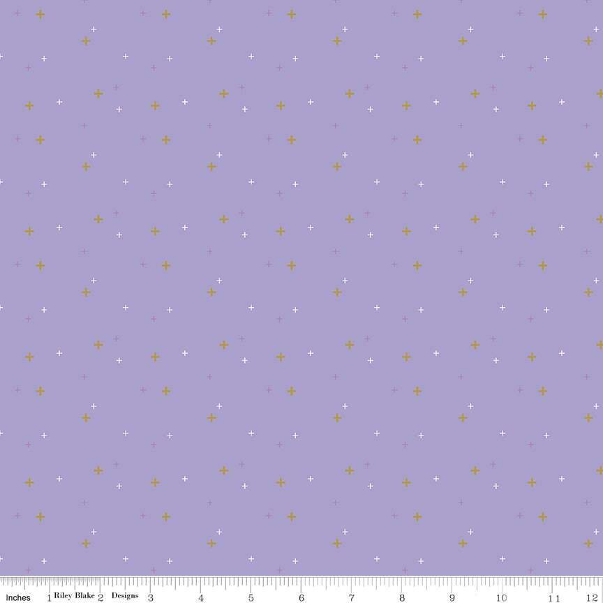 Lilac Sparkle from Sparkler Basics by Melissa Mortenson for Riley Blake - 1/2 Yard
