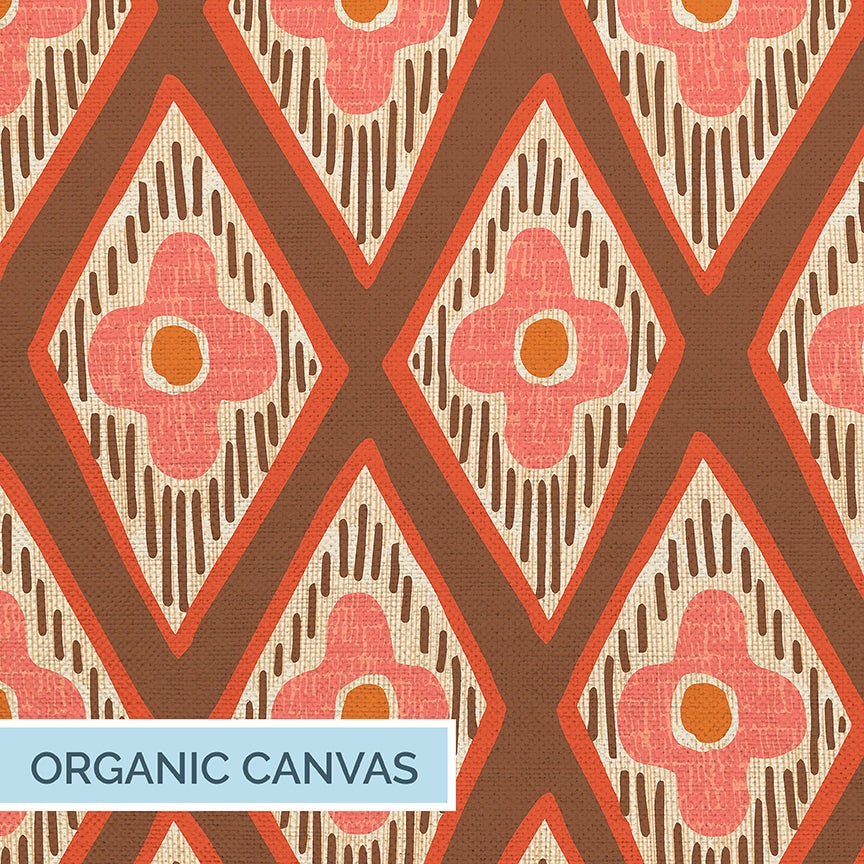 Pacific Brown Organic Canvas from Belize by Lauren Poole for Paintbrush Studio Fabric