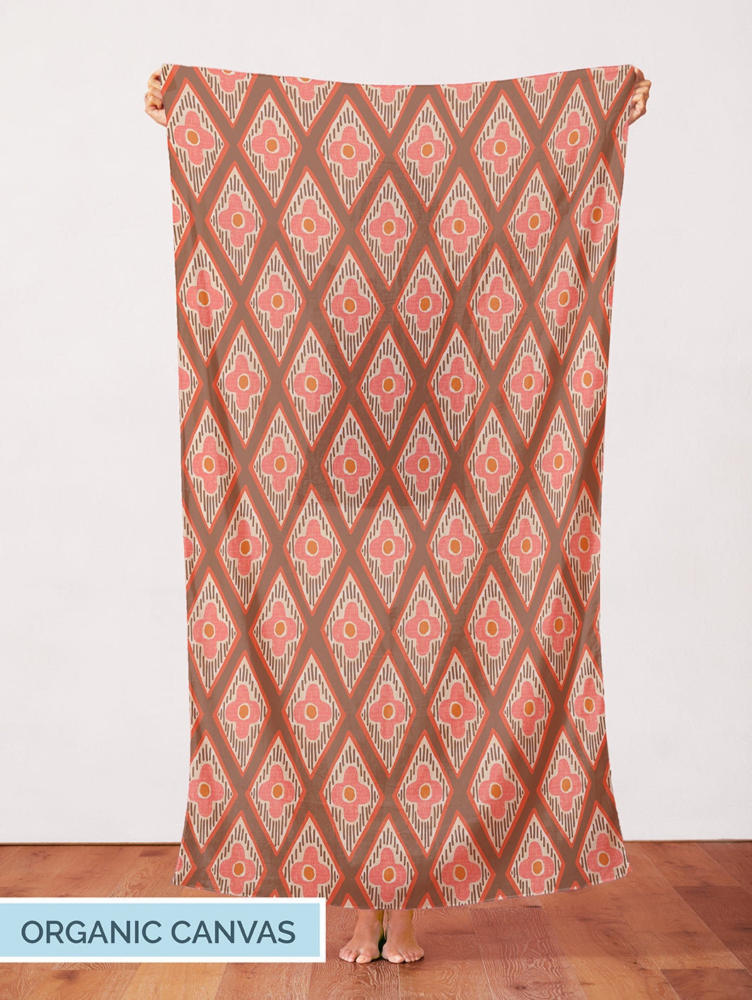 Pacific Brown Organic Canvas from Belize by Lauren Poole for Paintbrush Studio Fabric