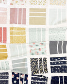 Main Midnight from Daybreak by Fran Gulick for Riley Blake - 1/2 Yard - Navy Blue Floral Fabric, Navy and Pink Fabric by the Yard