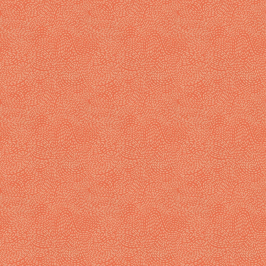 Waved in Coral by Erin Borja for Paintbrush Studios - 1/2 Yard