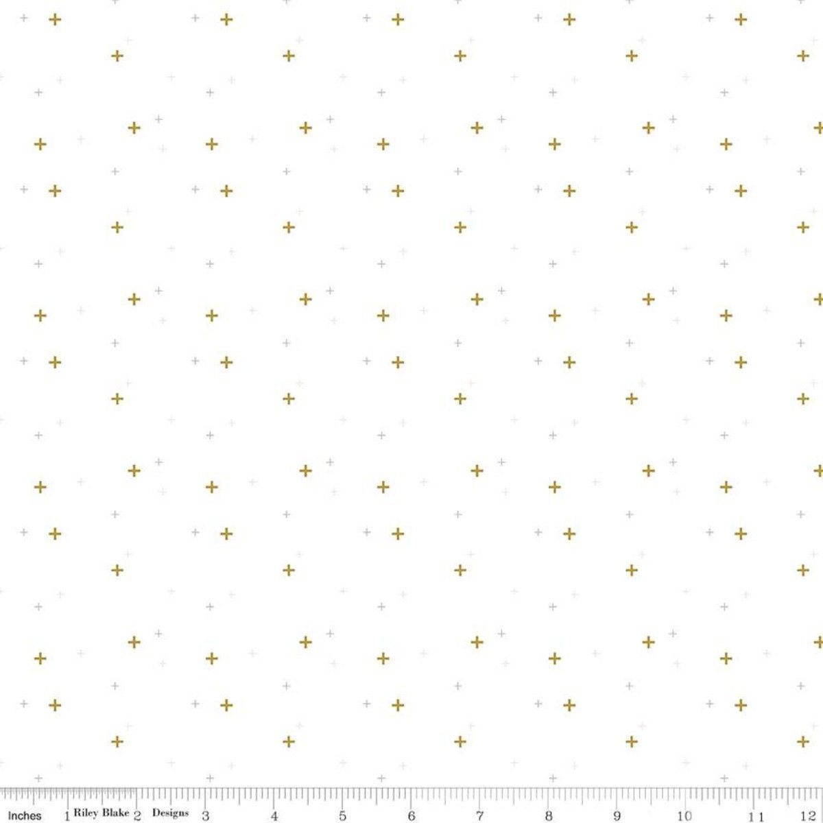 White Sparkle from Sparkler Basics by Melissa Mortenson for Riley Blake - 1/2 Yard