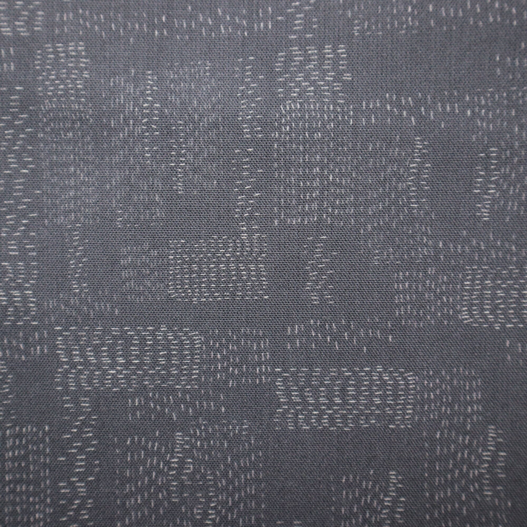 Kantha Cloth Dark Grey Organic Canvas from Roam by Emmie K for Paintbrush Studio Fabric