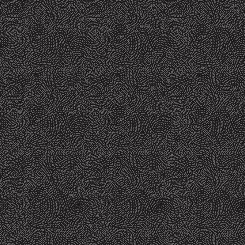 Waved Charcoal Organic Canvas from Waved by Erin Borja for Paintbrush Studio Fabric