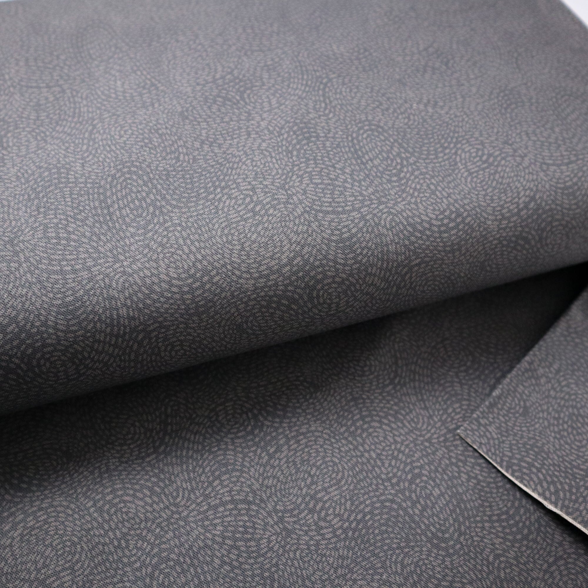 Waved Charcoal Organic Canvas from Waved by Erin Borja for Paintbrush Studio Fabric