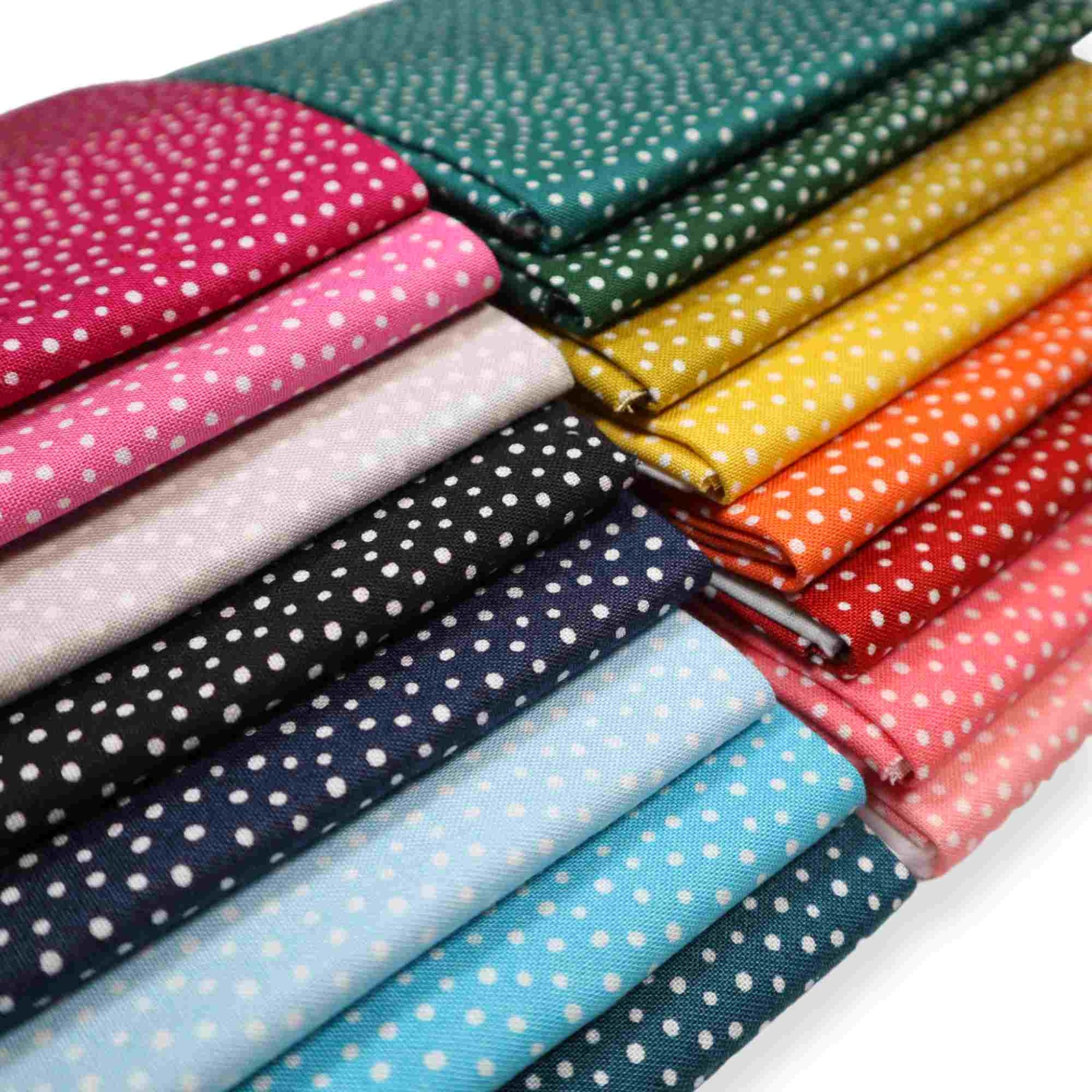 Black from Speckles by Felicity Fabrics - 1/2 Yard - Polka Dot Fabric - Dot Fabric - Speckles Basic - Black and White Dot Fabric