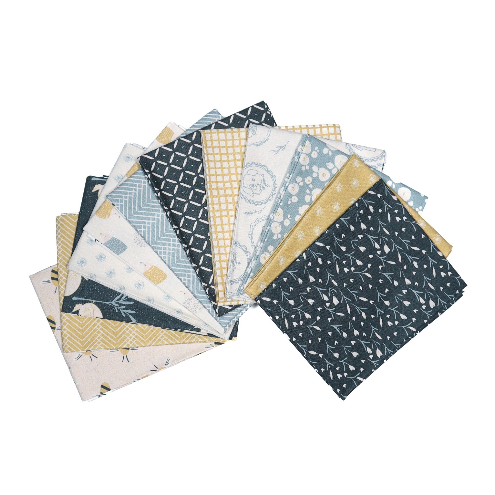 Bees Cream from Sweet Little Friends by Gabriela Dachin for Paintbrush Studios - 1/2 Yard, Baby Quilt Fabric, Forest Fabric, Animals