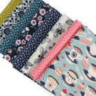 Through the Blossom from Garden Party by Sue Gibbins for Felicity Fabrics, 1/2 Yard, Dark Floral Fabric, Navy Floral Fabric by the yard