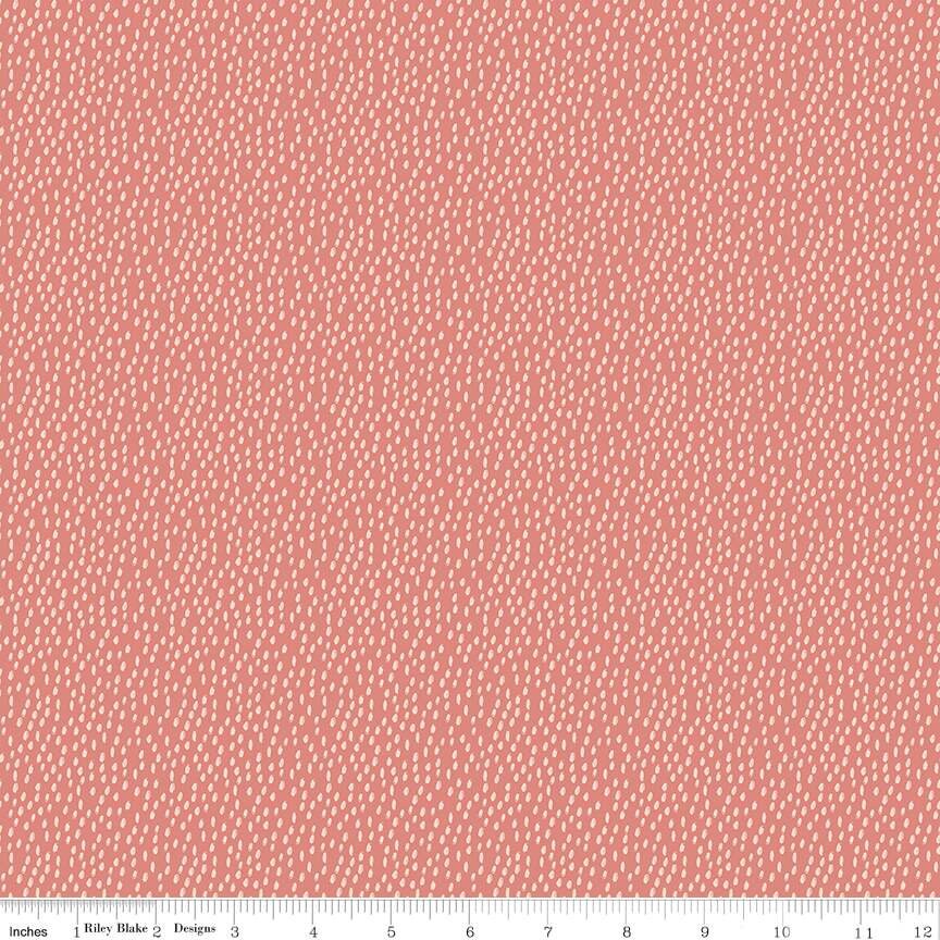 Splotches Coral from Let's Create by Echo Park Paper Co. for Riley Blake Designs