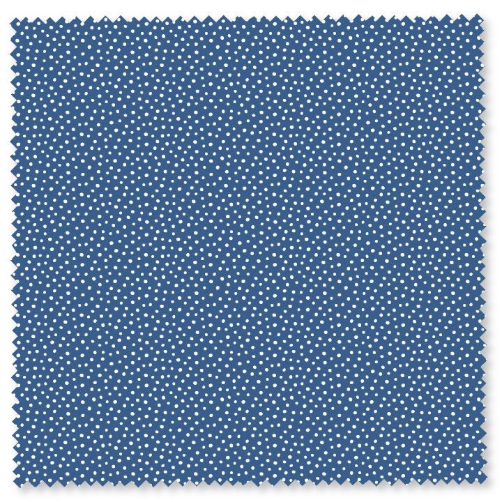 Dark Blue from Speckles by Felicity Fabrics - 1/2 Yard - Polka Dot Fabric - Dot Fabric - Speckles Basic - Navy Dot Fabric