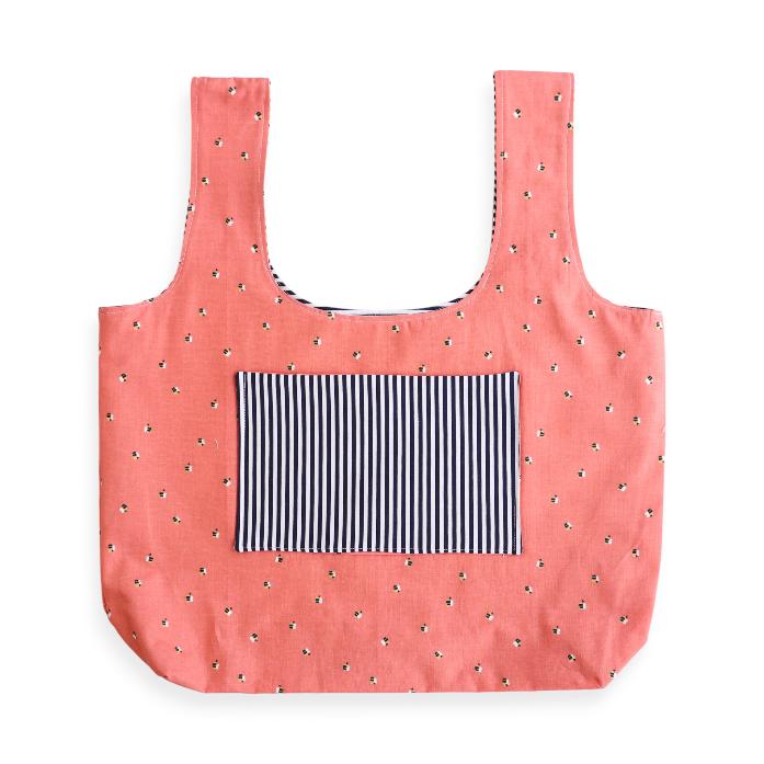 Bees Coral from Daybreak by Fran Gulick for Riley Blake - 1/2 Yard - Bee Fabric, Fabric with Bees, Peach Fabric by the Yard