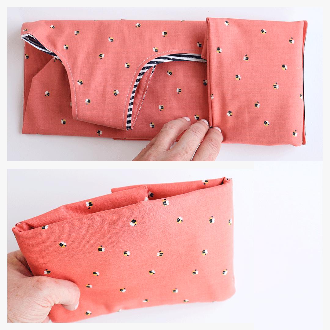 Bees Coral from Daybreak by Fran Gulick for Riley Blake - 1/2 Yard - Bee Fabric, Fabric with Bees, Peach Fabric by the Yard