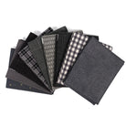 Metropolis Slink in Primer from Basic Grey by Moda - 1/2 Yard, Gray and Black Fabric by the Yard