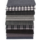 Metropolis Slink in Primer from Basic Grey by Moda - 1/2 Yard, Gray and Black Fabric by the Yard