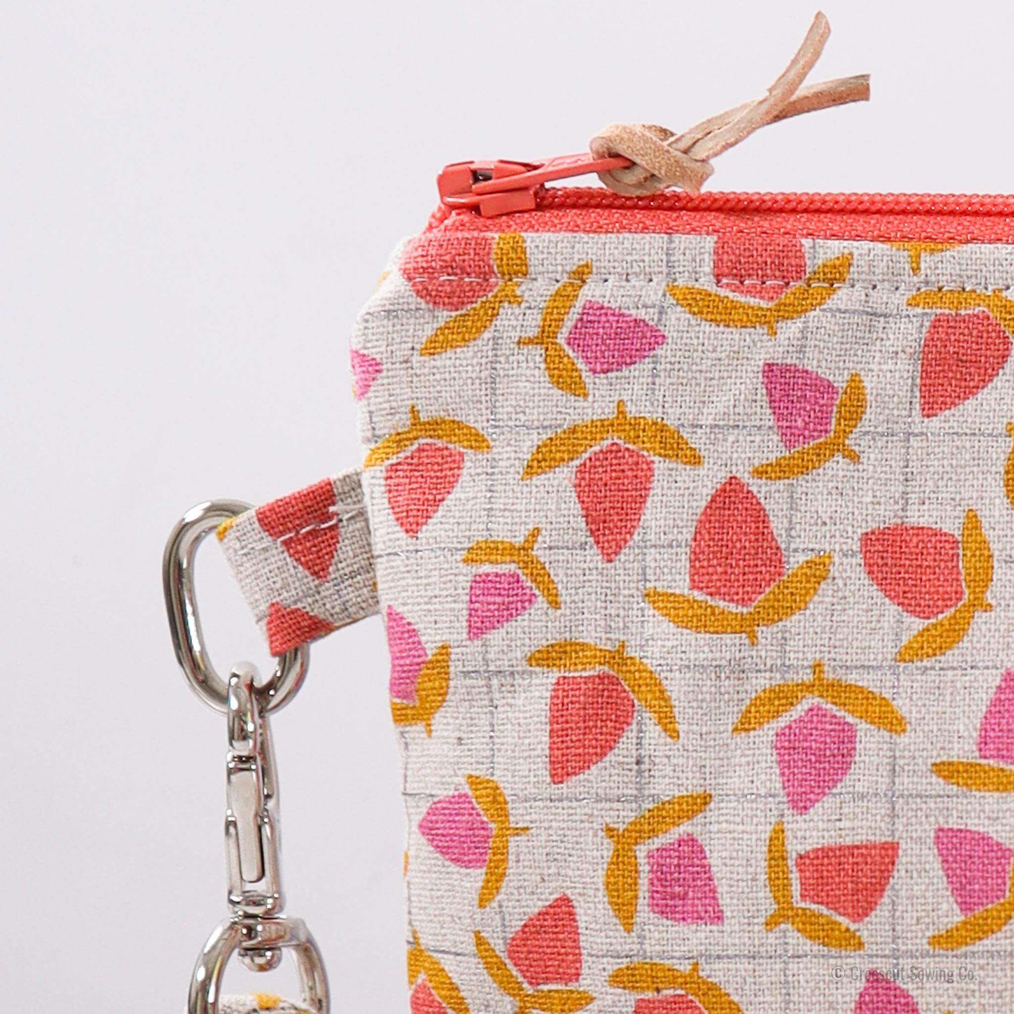 Tiger Plant LINEN in Flower Buds by Sarah Golden for Andover Fabrics - 1/2 yard