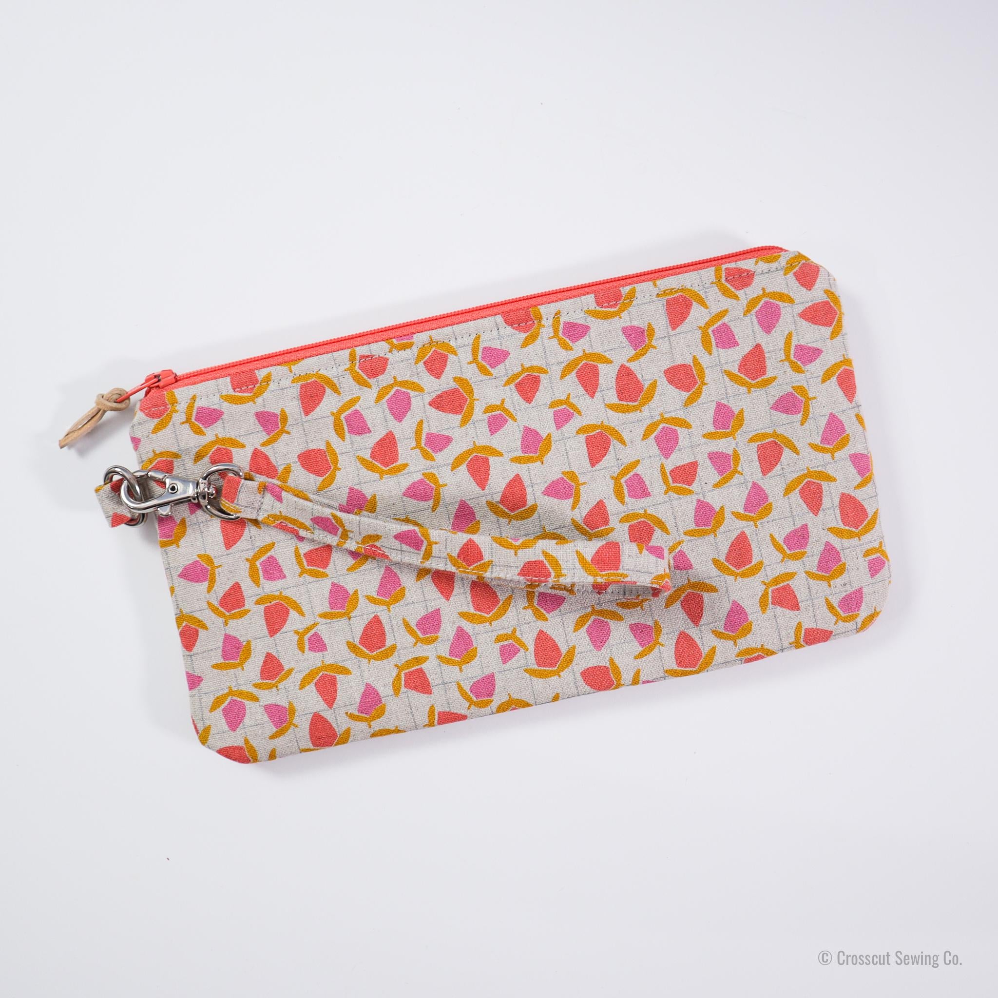 Tiger Plant LINEN in Flower Buds by Sarah Golden for Andover Fabrics - 1/2 yard