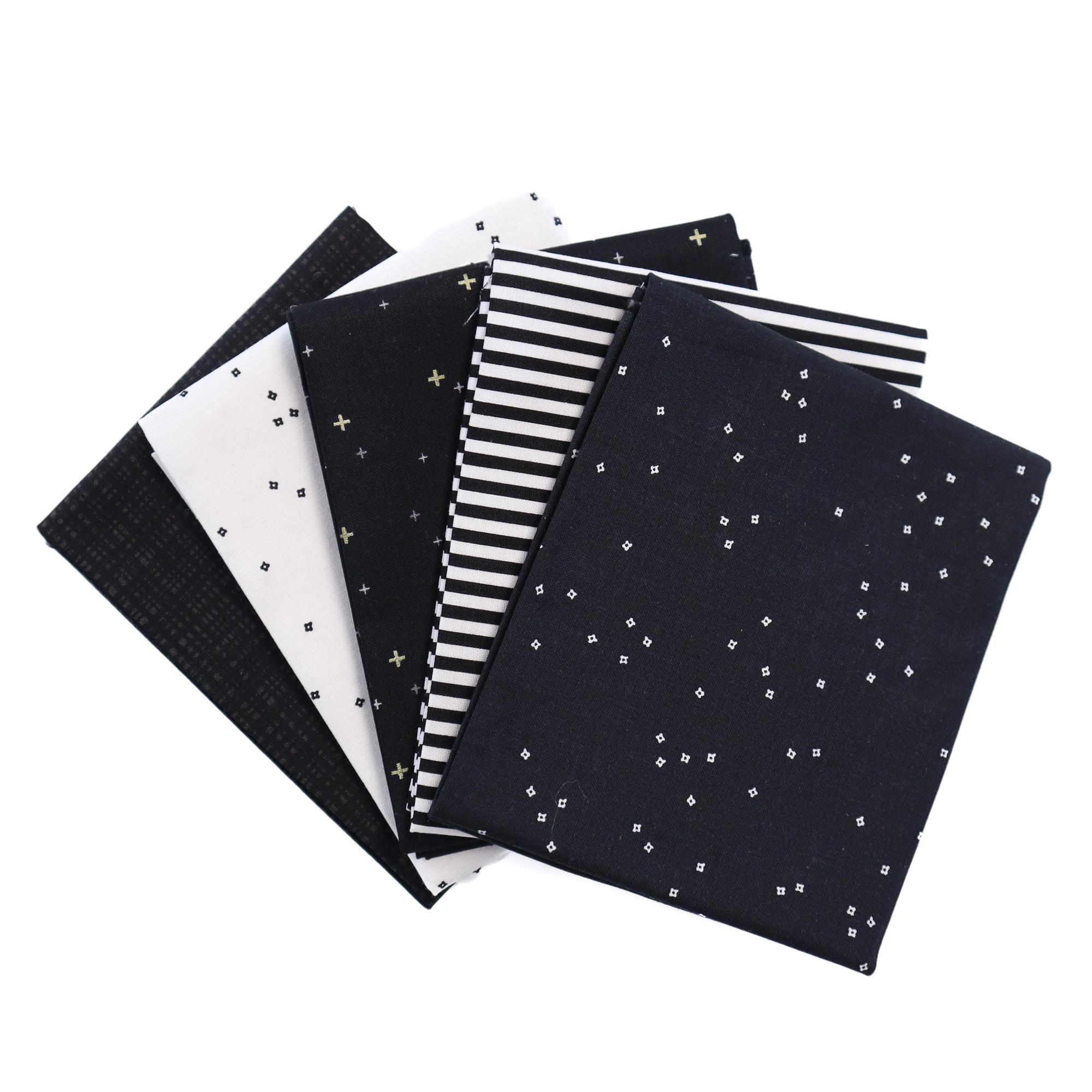 Blossom On White Black by Christopher Thompson for Riley Blake Design - 1/2 yard