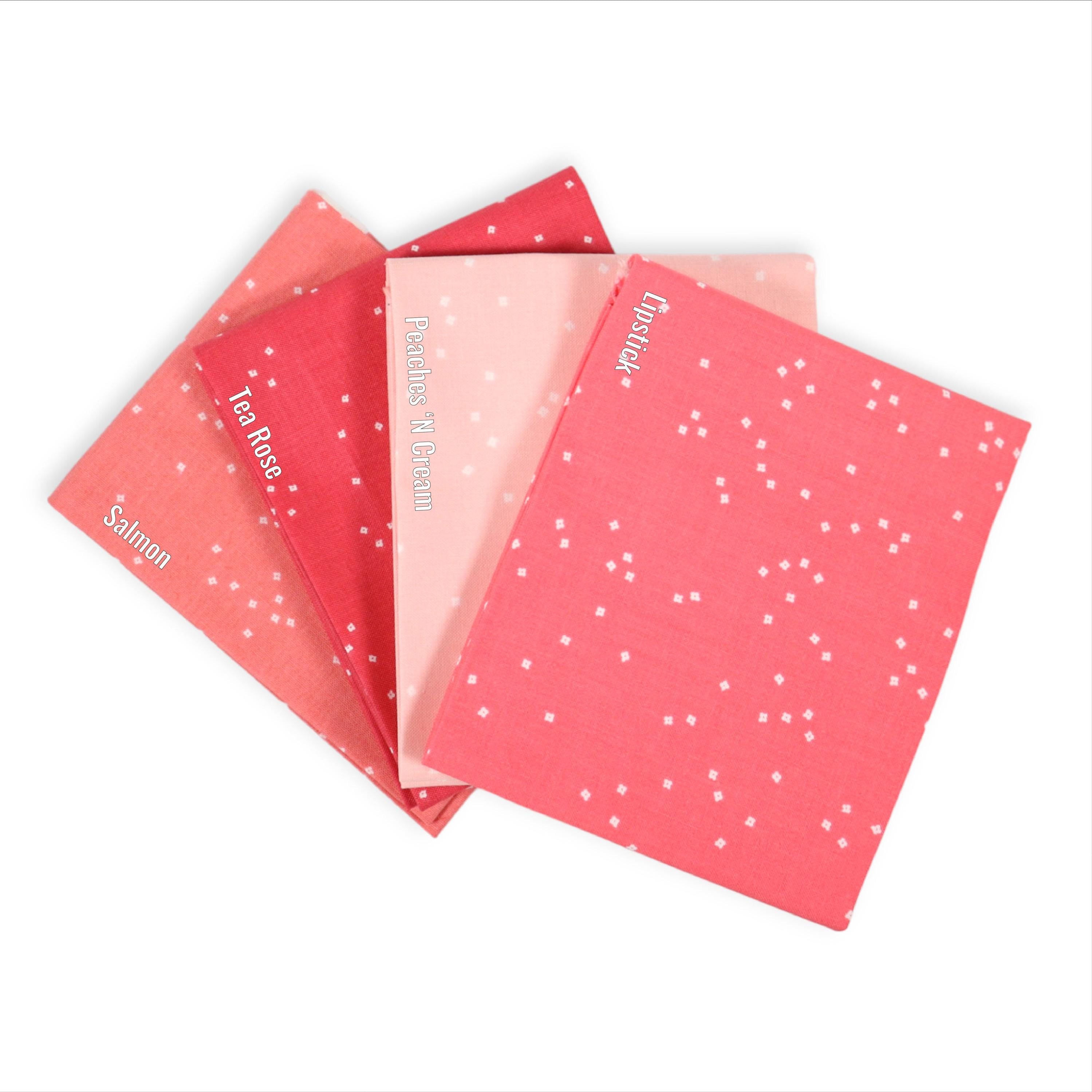 Blossom Tea Rose by Christopher Thompson for Riley Blake Design, 1/2 Yard - Coral Fabric, Pink Blossom Fabric, Dark Coral Fabric By The Yard