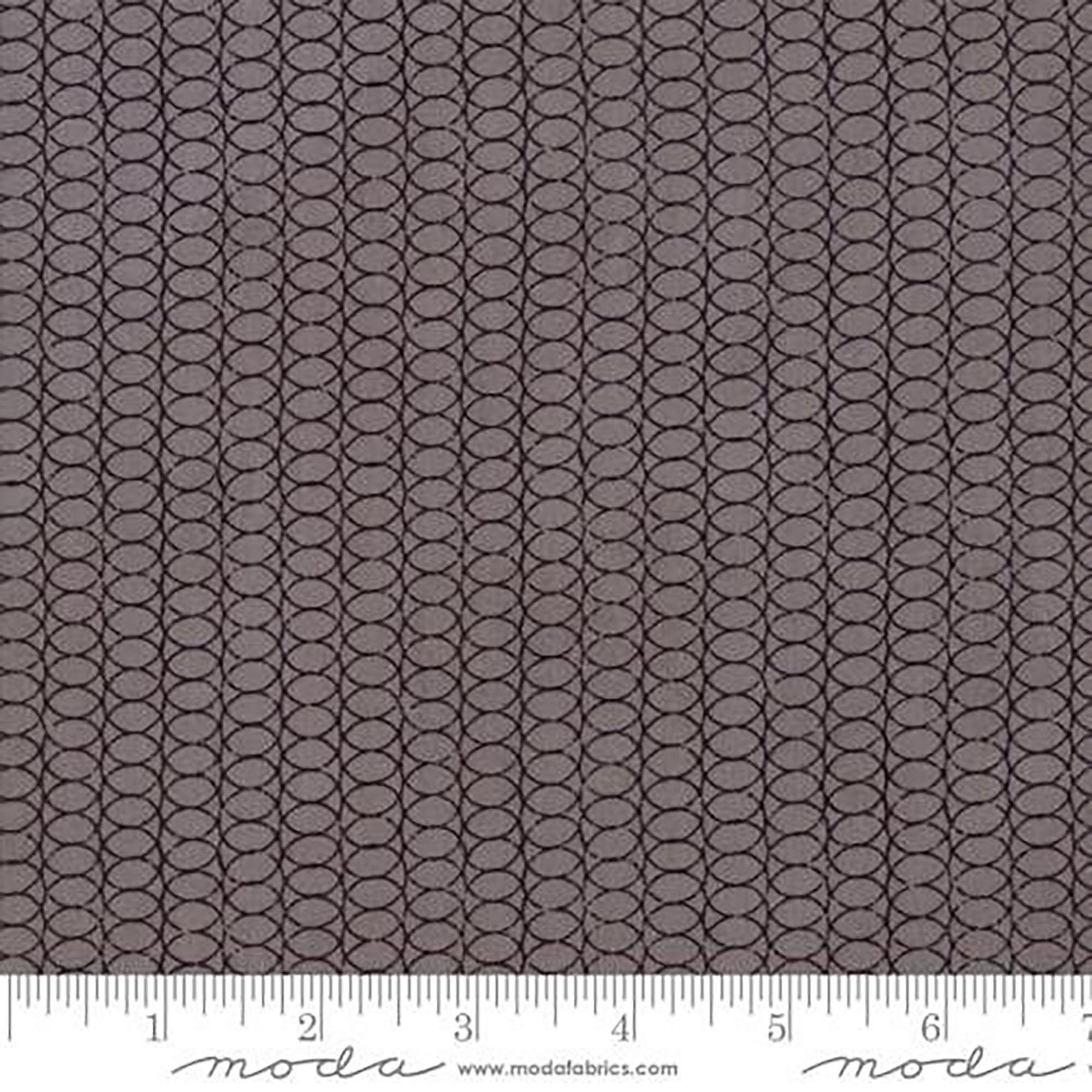 Metropolis Slink in Primer from Basic Grey by Moda - 1/2 Yard, Gray and Black Fabric by the Yard