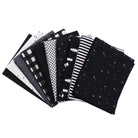 Blossom On White Black by Christopher Thompson for Riley Blake Design - 1/2 yard