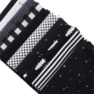 Blossom On White Black by Christopher Thompson for Riley Blake Design - 1/2 yard