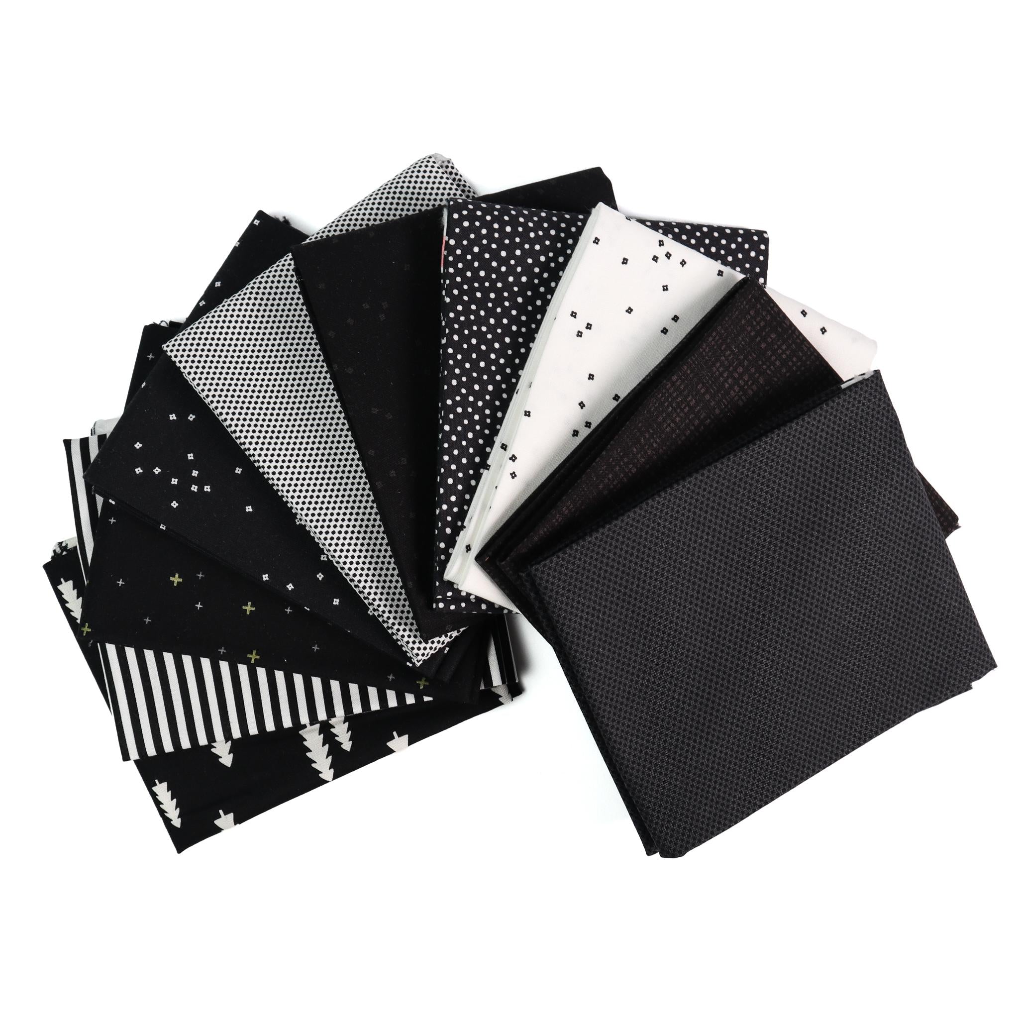 Confetti Cottons Black - Riley Blake Designs Solid Cotton Fabric - Solid Black Fabric, Black Quilting Cotton - 1/2 Yard