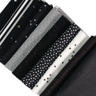 Confetti Cottons Black - Riley Blake Designs Solid Cotton Fabric - Solid Black Fabric, Black Quilting Cotton - 1/2 Yard